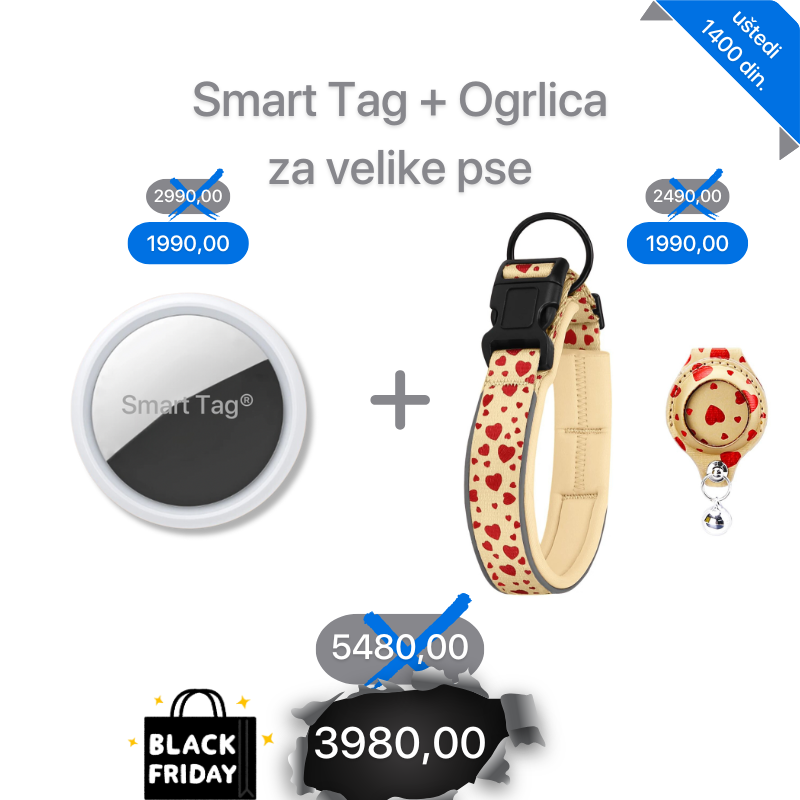Smart Tag<sup>®</sup>2.0 Lokator + Ogrlica za velike pse Big Bunny